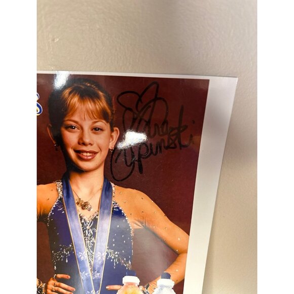 signed Tara lipinski Olympic figure skater photo olympics gold medalist - Picture 2 of 2